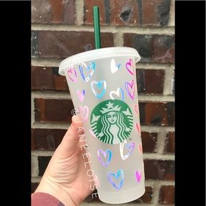 One Love Custom Heart Wrapped Cup